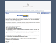 Tablet Screenshot of marinesafetycorporation.com